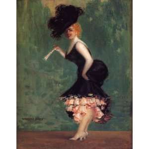   Oil Reproduction   George Benjamin Luks   24 x 30 inches   The Dancers