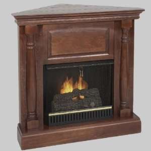   Pillar Corner Mahogany Ventless Gel Fireplace1850M