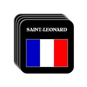  France   SAINT LEONARD Set of 4 Mini Mousepad Coasters 