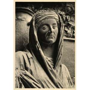  1937 Elisabeth Sculpture Visitation Reims Hurlimann Art 