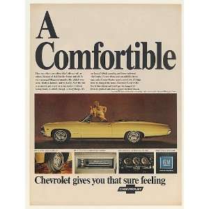  1967 Chevy Impala SS Convertible A Comfortible Print Ad 
