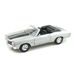  1971 Chevy Chevelle SS454 Convertible 1/25   Silver: Toys 