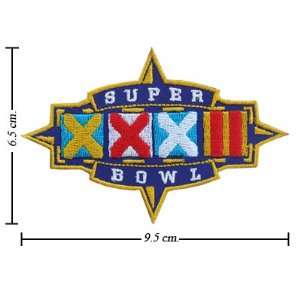  Super Bowl XXXII 32 Logo 1997 Iron On Patches Everything 