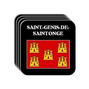 Poitou Charentes   SAINT GENIS DE SAINTONGE Set of 4 Mini Mousepad 