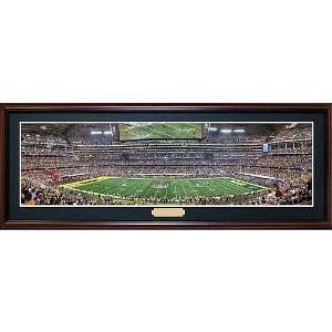   Deluxe 1st & 10 Panoramic Print w/Cherry Frame