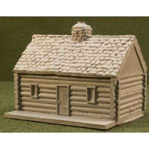    15mm French and Indian War: Cabin #1   1 story: Toys & Games