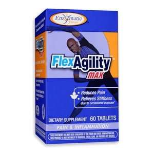 FlexAgility MAX ( Reduces inflammation ) 60 Tablets Enzymatic Therapy