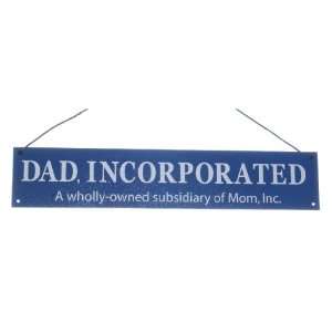    owned subsidiary of mom, inc funny metal tin sign: Office Products