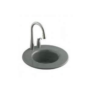 Kohler K 6490 1 47 Cast Iron Entertainment Sink w/Single Faucet Hole 