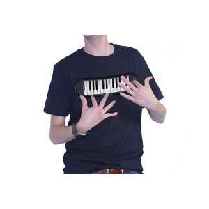  T SHIRT   SYNTHESIZER / BATTERY OPERATED KEYBOARD DESIGN 