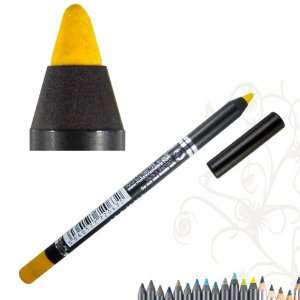  Sparkly Golden Yellow Glide Eyeliner Pencil From Makki 