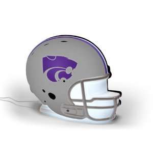  NCAA Kansas State Wildcats LED Lit Football Helmet: Sports 