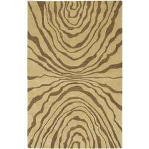  Rowland Collection Brown 8 Round Area Rug: Home & Kitchen