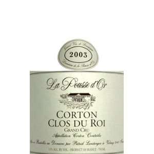   Pousse dOr Corton Clos du Roi Grand Cru 750ml Grocery & Gourmet Food