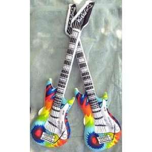  Tye Dye Blowup Guitars 42 inch (12/PKG): Toys & Games