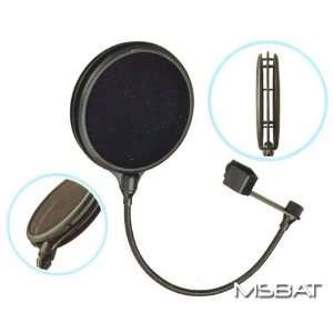    MSBAT Double Layer Studio Mic Pop Filter Musical Instruments
