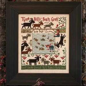  3 Billy Goats Gruff   Cross Stitch Pattern: Arts, Crafts 