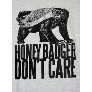   Dont Care T shirt Funny Web You Tube Gray Tee L: Everything Else