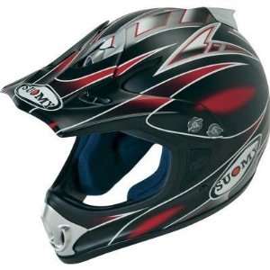  Suomy Spectre Helmet , Color Matte Black/Red, Size 2XL 