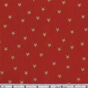  45 Wide Olivia Family Album Red Fabric By The Yard: Arts 
