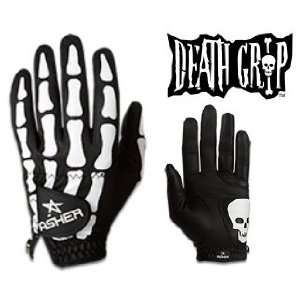  Asher Death Grip Golf Glove Mlh Small: Sports & Outdoors