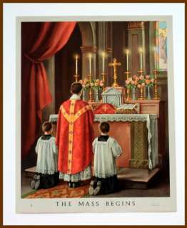 18 Prints Pictures TRADITIONAL TRIDENTINE LATIN ROMAN CATHOLIC MASS 
