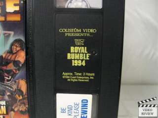 WWF Royal Rumble 1994 VHS Feat. Undertaker vs. Yokozuna 086635012939 