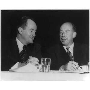  Adlai Ewing Stevenson,1900 1965,with Hubert Humphrey,1911 