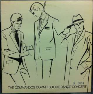 COMMANDOS commit suicide dance concert LP M  #824 1978  