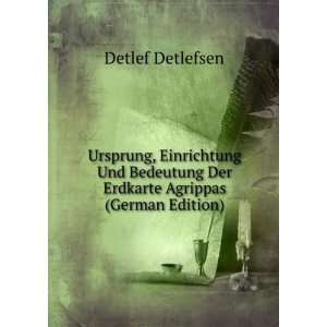   Agrippas (German Edition) (9785875585456) Detlef Detlefsen Books