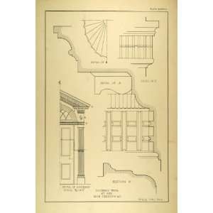  1925 Lithograph Mt. Airy Maryland Historic Architecture 