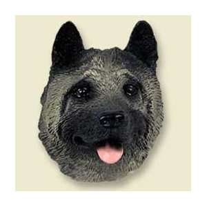  Akita Dog Magnet   Gray