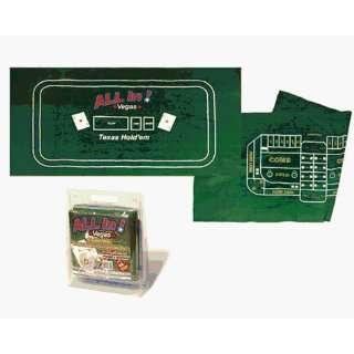  Sunnywood 3622 Texas Hold Em And Craps Game Layout Toys 