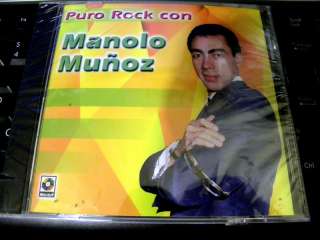 Manolo Munoz Puro Rock con cd NEW NOTCHED HTF  