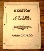 Hesston 2140 Tri Till Field Finisher Parts Catalog  