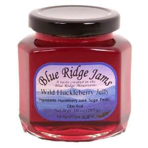 Blue Ridge Jams: Wild Huckleberry Jelly, Set of 3 (10 oz Jars)