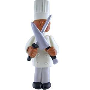  4086 Chef: Male Ethnic African American Personalized 