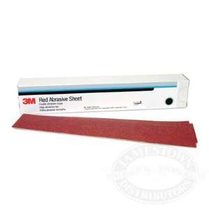   Red Abrasive Hookit Sheets    2 3/4in x 16 1/2in 01182 40D: Automotive