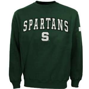 Michigan State Spartans Green Automatic Crew Sweatshirt:  