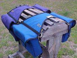 Tuffy Western Insulated Cordura Nylon Saddle Bag Blue Cowboy Tuff $89 