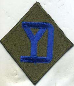 WWII WW2 US Army 26th Infantry Division Color Patch  