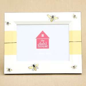  hand painted bee picture frame: Home & Kitchen