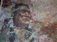 Signed Native American Print Southwestern/Indian  