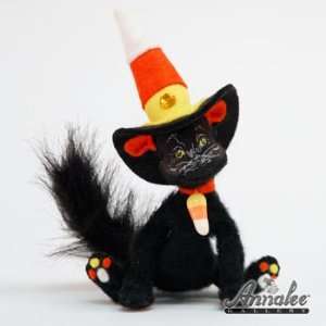  4 Candy Corn Witch Cat By Annalee: Sports & Outdoors