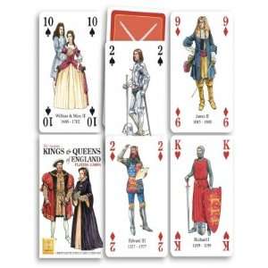  Kings and Queens of England Playing Cards Toys & Games