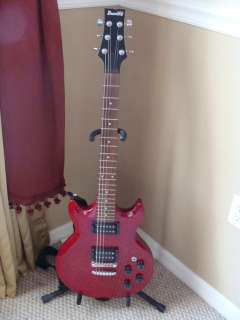 Ibanez Gio GAX 70 AX Series 6 String Red Electric Guitar with hard 
