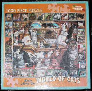 NEW White Mountain 1000 piece Jigsaw Puzzle Learn About The World of 