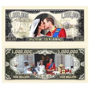   : Royal Wedding Kiss Million Dollar Bill (10/$5.99): Everything Else