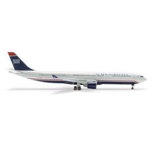  Herpa Wings US Airways A330 300 Model Airplane: Toys 