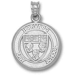  Harvard Law School Shield Round Pendant (Silver): Sports 